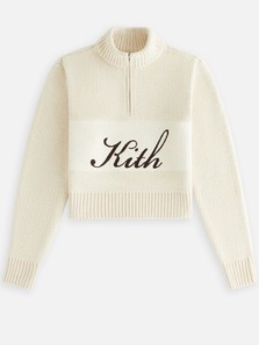 Kith Women Hunter II Chenille Script Quarter Zip
